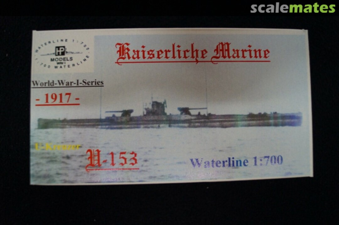 Boxart U-Kreuzer "U-153" WWI-WL-G-081 HP-Models