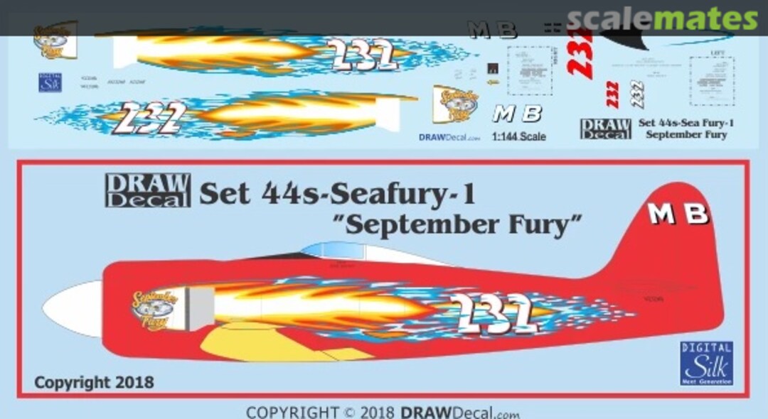Boxart "September Fury" 44-Seafury-1 Draw Decal Boxart "September Fury" 44-Seafury-1 Draw Decal