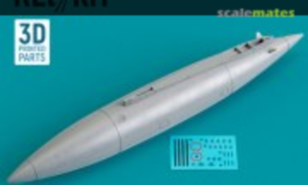 1:48 F-4 Phantom II early 600 gallon fuel tanks (all welded) with pylon (1 pcs) (3D Printed) (ResKit RSU48-0209) RSU48-0209