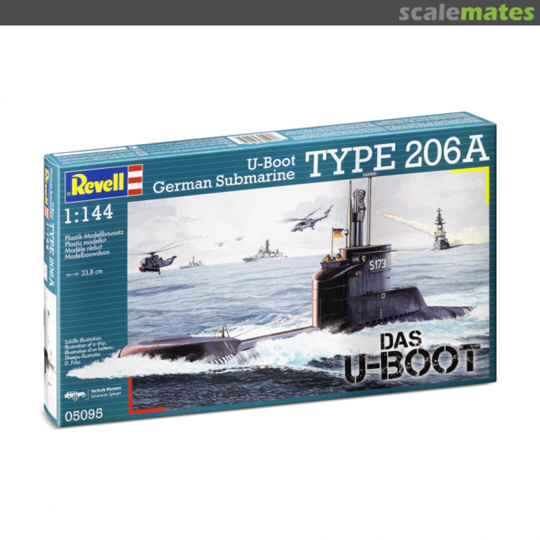 Boxart U-Boot/German Submarine Type 206A 05095 Revell Boxart U-Boot/German Submarine Type 206A 05095 Revell