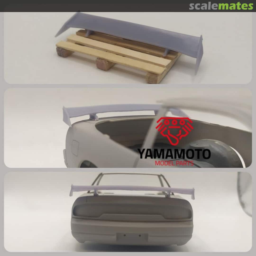 Boxart JDM GT rear spoiler TUN35 Yamamoto Model Parts Boxart JDM GT rear spoiler TUN35 Yamamoto Model Parts