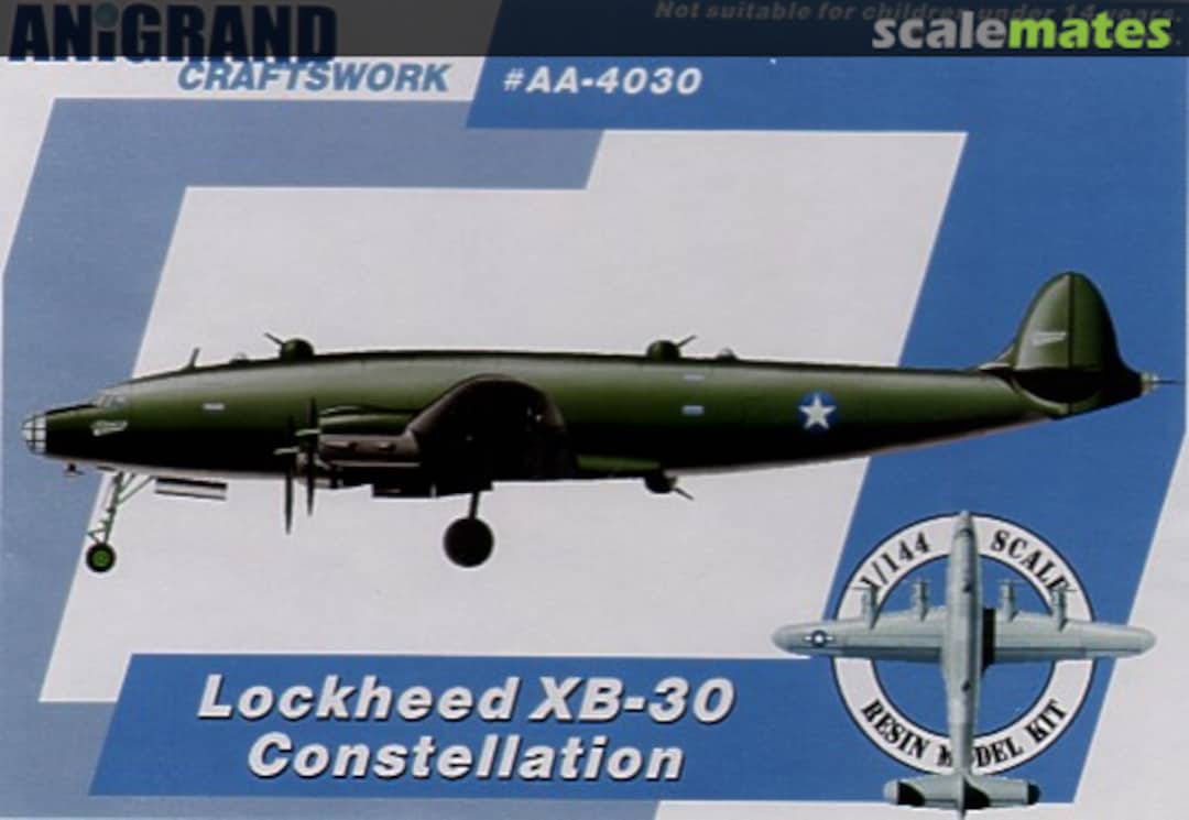 Boxart Lockheed XB-30 Constellation AA-4030 Anigrand Craftswork Boxart Lockheed XB-30 Constellation AA-4030 Anigrand Craftswork