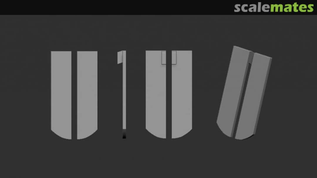 Boxart Outer Roof Tiles (Beaver Tail) C062-48 Firma49 Boxart Outer Roof Tiles (Beaver Tail) C062-48 Firma49