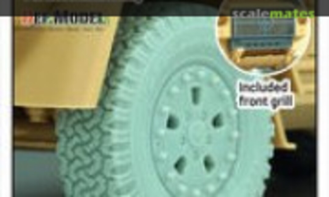 1:35 German Wolf SSA Sagged Wheel set (1) (Def.Model DW35183) DW35183