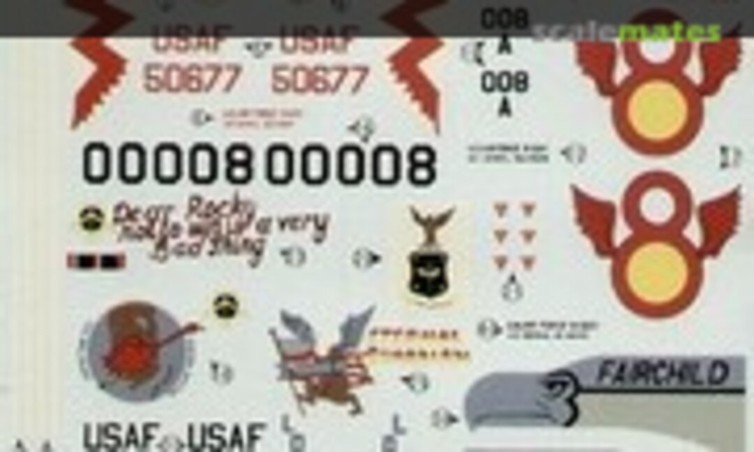 1:72 Boeing B-52 Stratofortress Service Aircraft (Almark Decals S-18) S-18