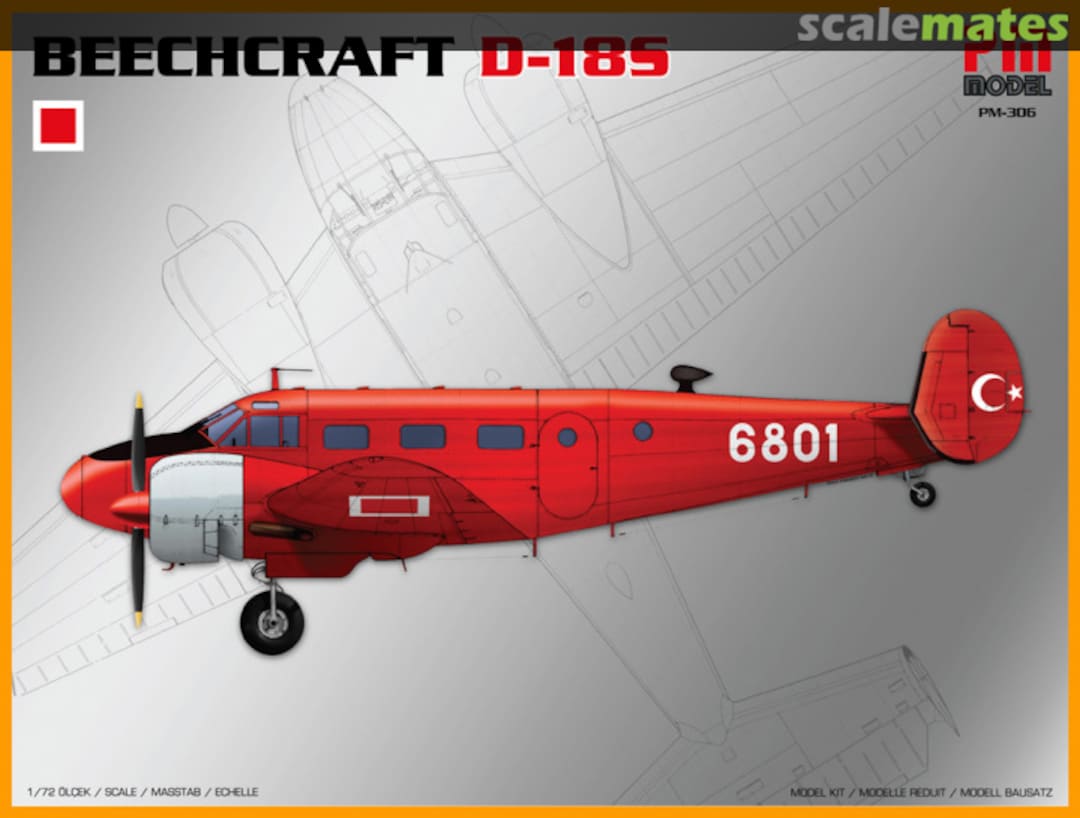 Boxart Beechcraft D-18S PM-306 PM Model Boxart Beechcraft D-18S PM-306 PM Model