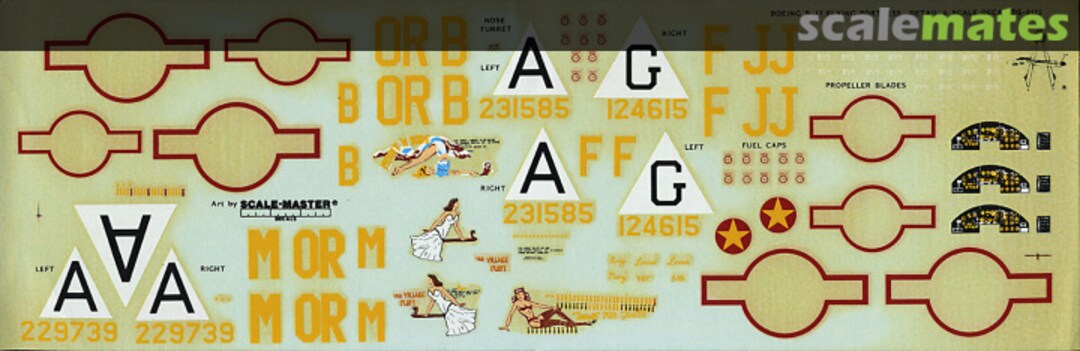 Boxart Sexy B-17s 0172 Detail & Scale Boxart Sexy B-17s 0172 Detail & Scale