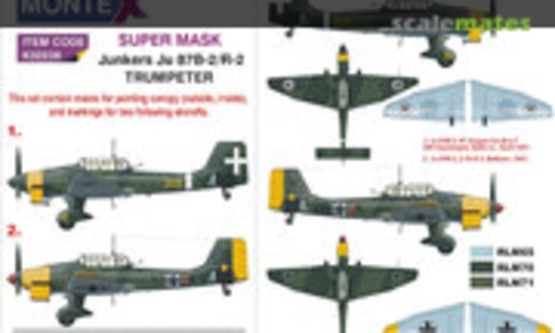 1:32 Junkers Ju 87B-2/R-2 Stuka (Montex K32236) K32236