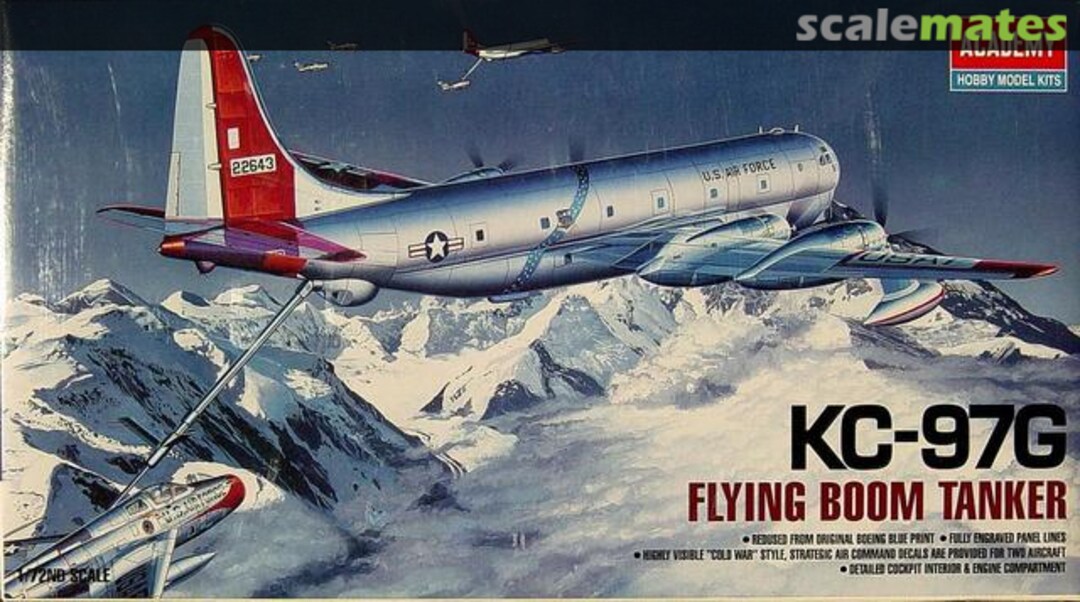 Boxart KC-97G Flying Boom Tanker 1605 Academy Boxart KC-97G Flying Boom Tanker 1605 Academy