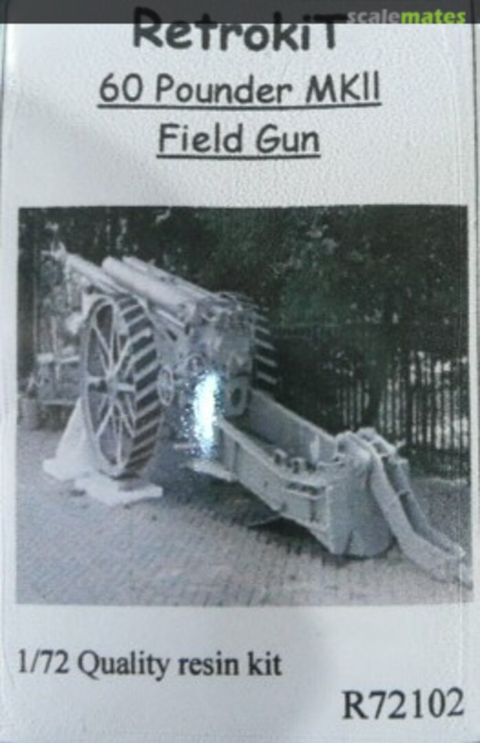 Boxart 60 Pounder MkII Field Gun R72102 RetrokiT