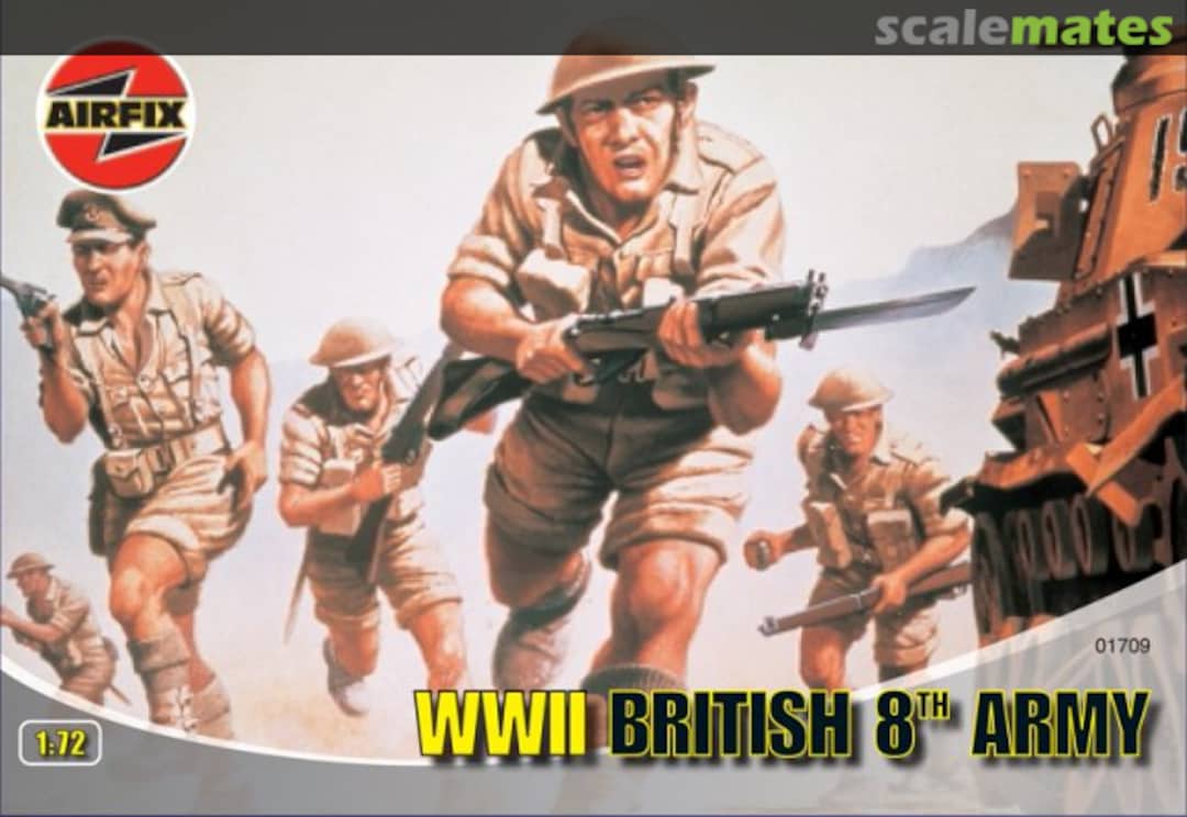 Boxart WWII British 8th Army 01709 Airfix Boxart WWII British 8th Army 01709 Airfix