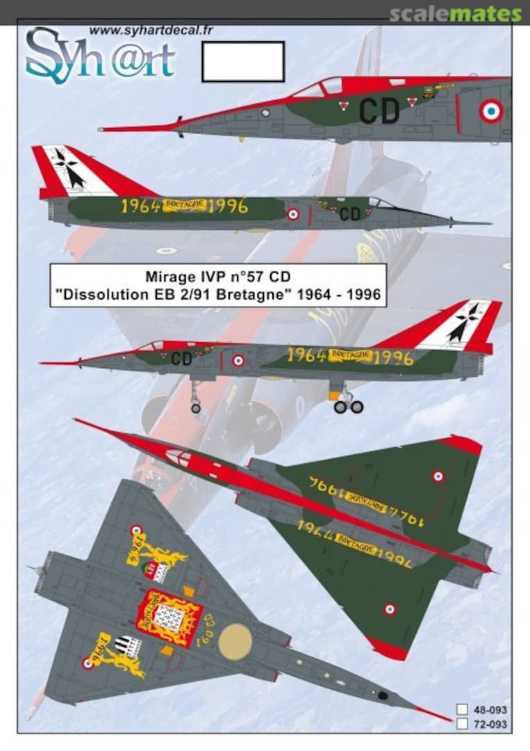 Boxart Mirage IVP n°57 CD 72-093 Syhart Boxart Mirage IVP n°57 CD 72-093 Syhart