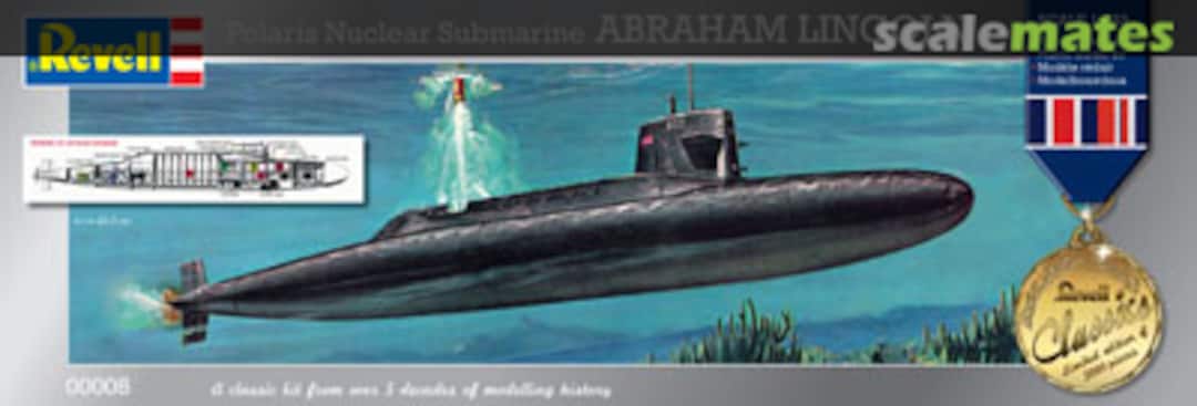 Boxart Polaris Nuclear Submarine Abraham Lincoln 00008 Revell Boxart Polaris Nuclear Submarine Abraham Lincoln 00008 Revell