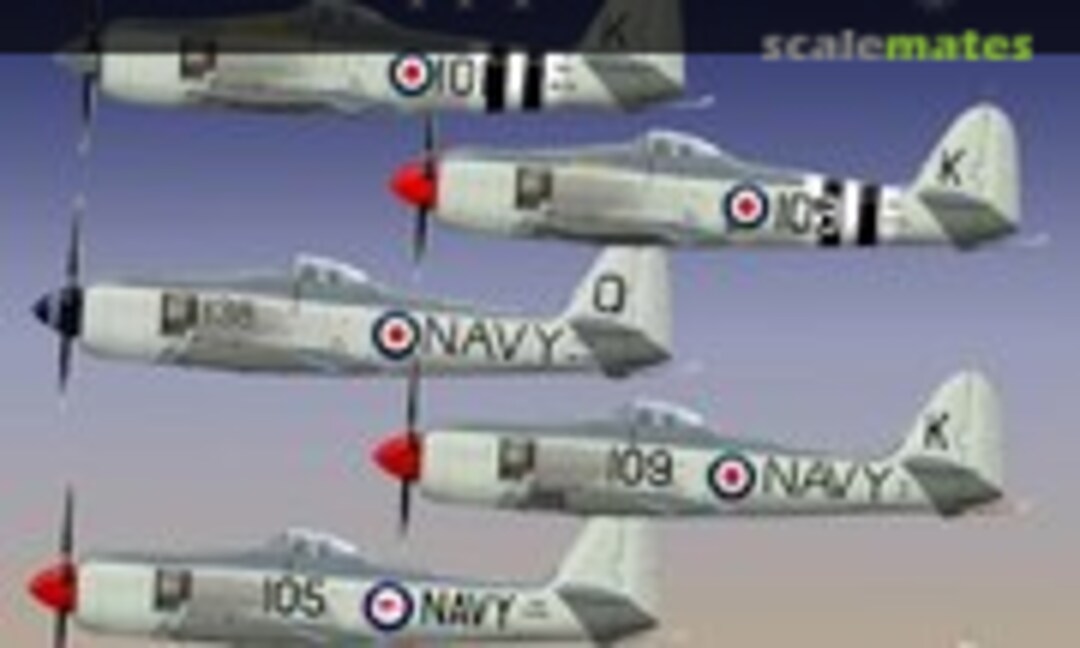 1:48 Royal Australian Navy Hawker Sea Fury (Ronin Decals RDS-152) RDS-152