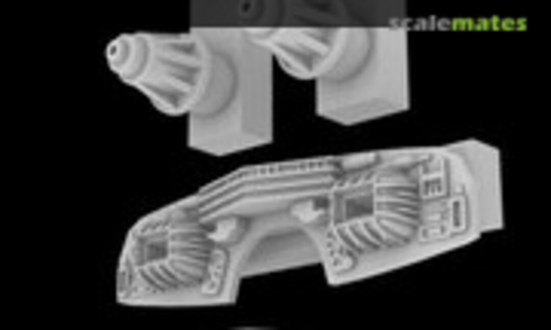 1:537 Miranda class - Phaser & Torpedo launchers (Greenstrawberry 11020-1/537) 11020-1/537