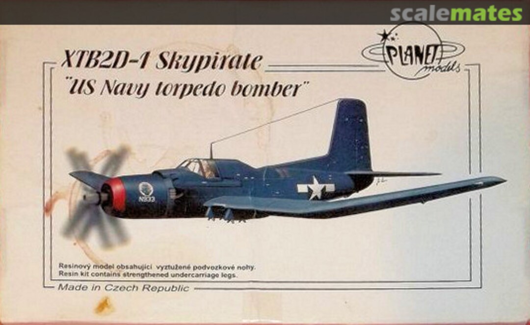 Boxart Douglas XTB2D-1 Skypirate PLT144 Planet Models Boxart Douglas XTB2D-1 Skypirate PLT144 Planet Models