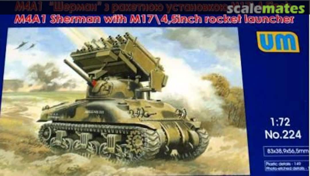 Boxart M4A1 Sherman 224 UM Boxart M4A1 Sherman 224 UM
