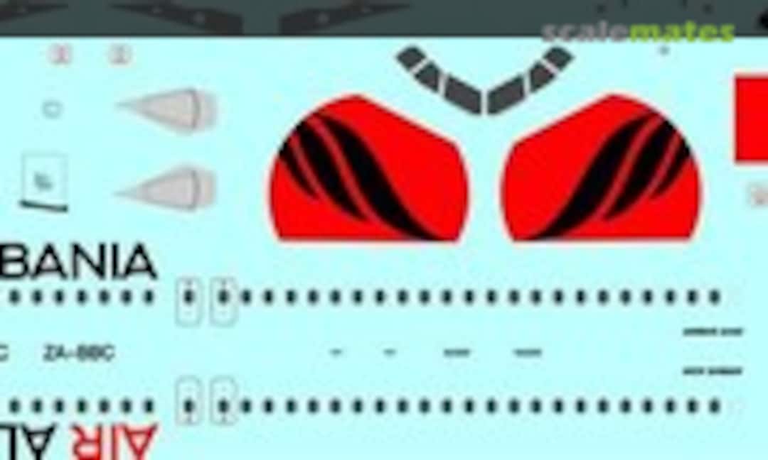 1:144 Air Albania Airbus A320 (V1 Decals V1D0682-144) V1D0682-144