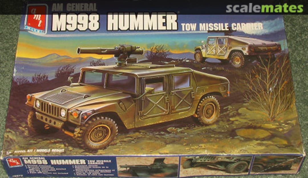 Boxart AM General M998 Hummer Tow Missile Carrier 8672 AMT/ERTL Boxart AM General M998 Hummer Tow Missile Carrier 8672 AMT/ERTL