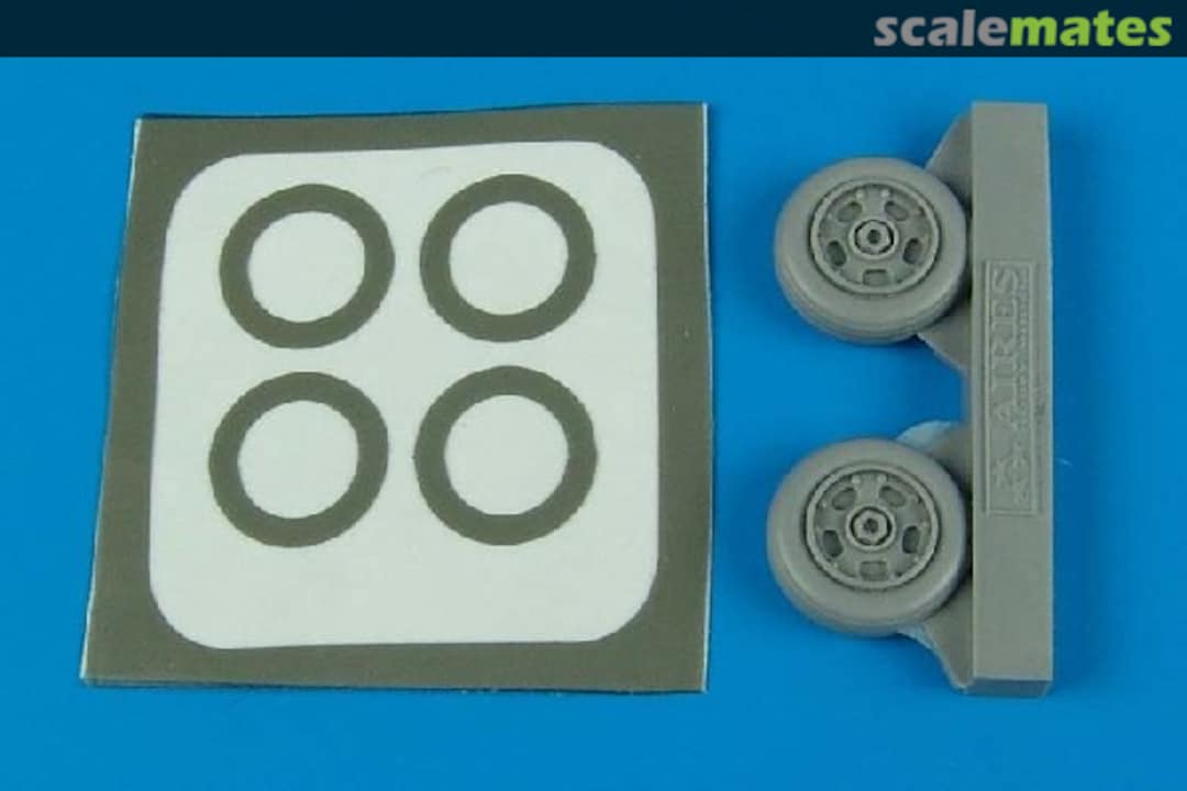 Boxart A-7A/B/E Corsair II - Wheels & paint masks 7227 Aires Boxart A-7A/B/E Corsair II - Wheels & paint masks 7227 Aires