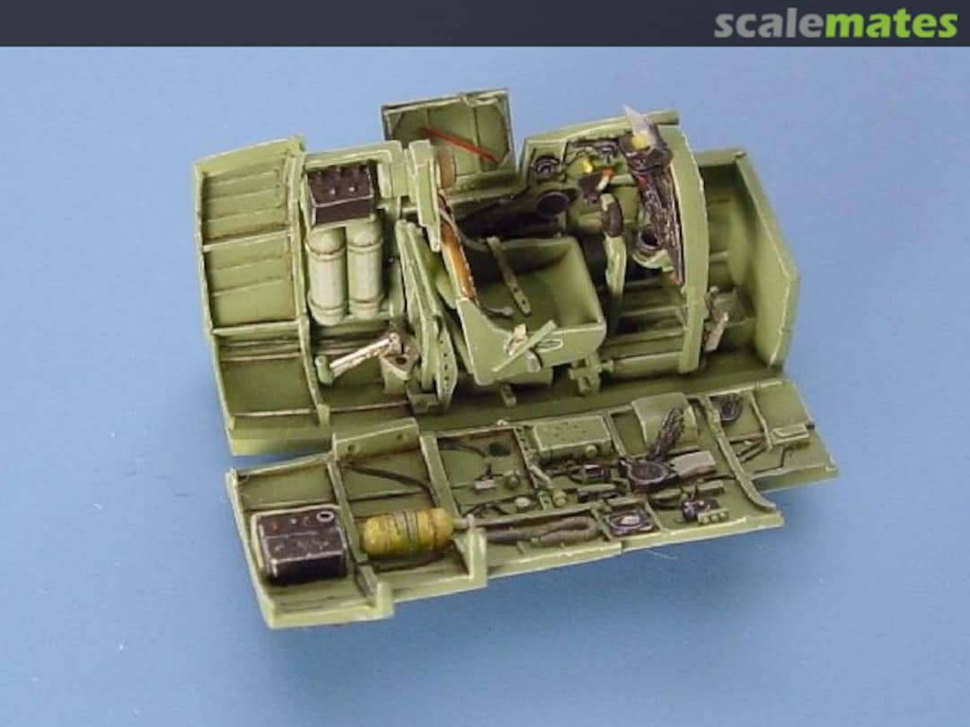 Boxart Spitfire Mk I cockpit set 7078 Aires Boxart Spitfire Mk I cockpit set 7078 Aires