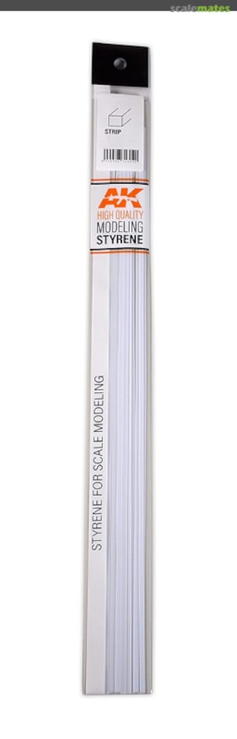 Boxart Styrene Strips 2.00 X 4.00 X 350mm (8 units) AK 6531 AK Interactive Boxart Styrene Strips 2.00 X 4.00 X 350mm (8 units) AK 6531 AK Interactive