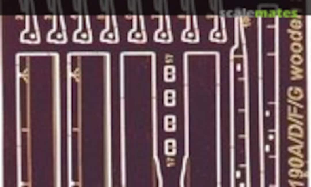 1:48 Fw-190A/D/F/G wooden flaps (Part S48-084) S48-084