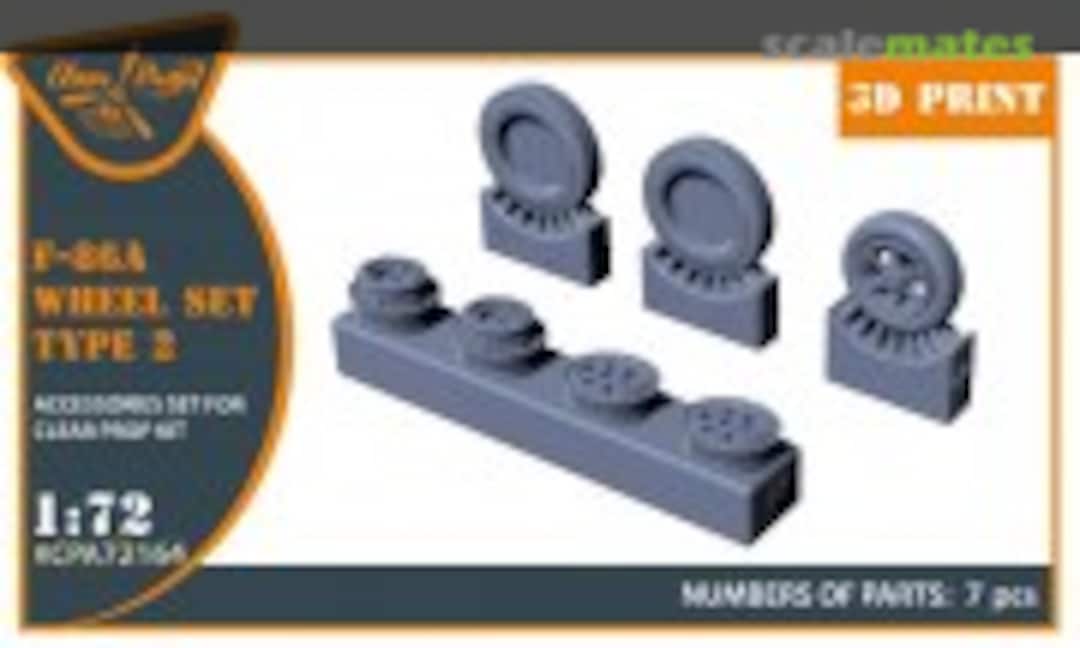 1:72 F-86A Wheel Set (Type 2) (Clear Prop! CPA72164) CPA72164
