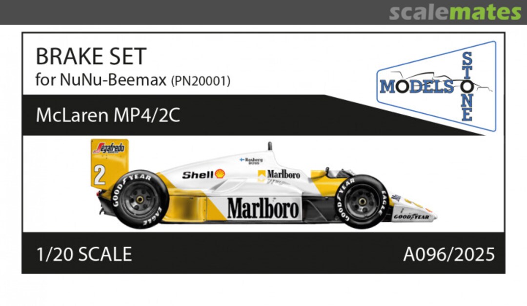 Boxart McLaren MP4/2C Brake Set A096/2025 Stone Models Boxart McLaren MP4/2C Brake Set A096/2025 Stone Models