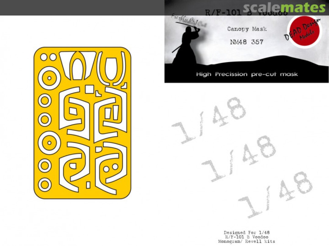 Boxart R/F-101 B Voodoo NM48357 DEAD Design Models Boxart R/F-101 B Voodoo NM48357 DEAD Design Models