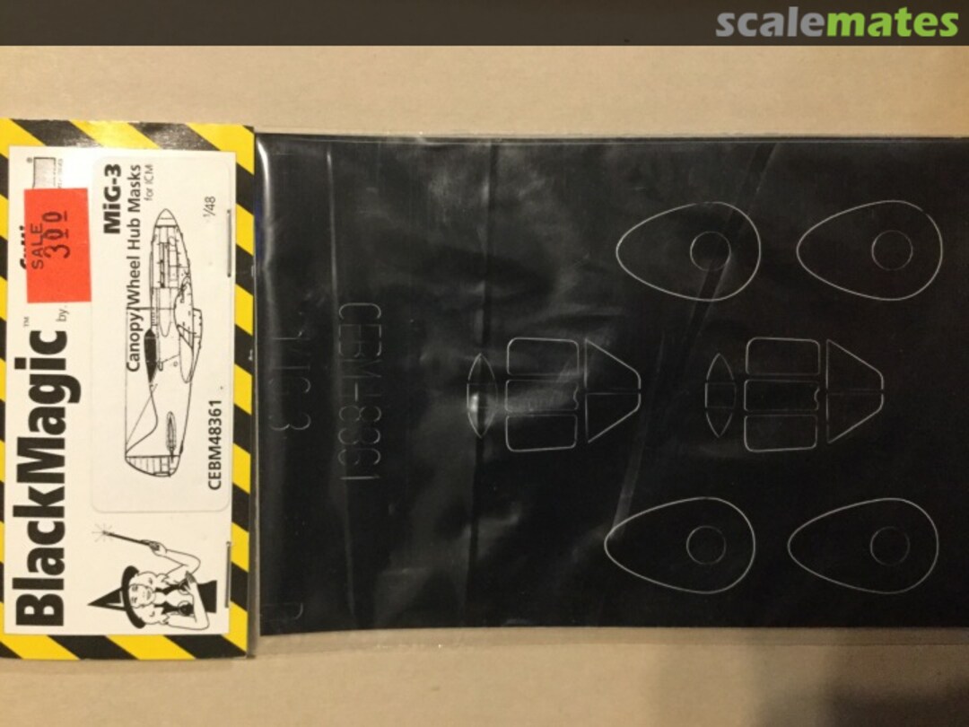Boxart MiG-3 Canopy & Wheel Hub Masks CEBM48361 Cutting Edge Modelworks Boxart MiG-3 Canopy & Wheel Hub Masks CEBM48361 Cutting Edge Modelworks
