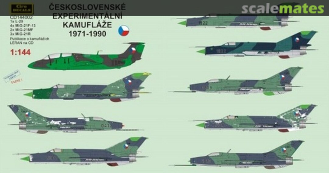 Boxart CZECHOSLOVAK EXPERIMENTAL CAMOUFLAGE CD144002 Ciro Models Boxart CZECHOSLOVAK EXPERIMENTAL CAMOUFLAGE CD144002 Ciro Models
