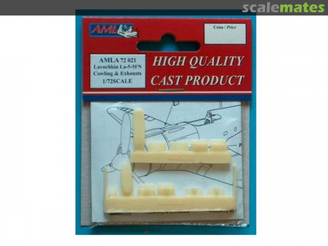 Boxart Lavochkin La-5/La-5F/La-5FN Cowling & Exhausts AMLA 72 021 AML