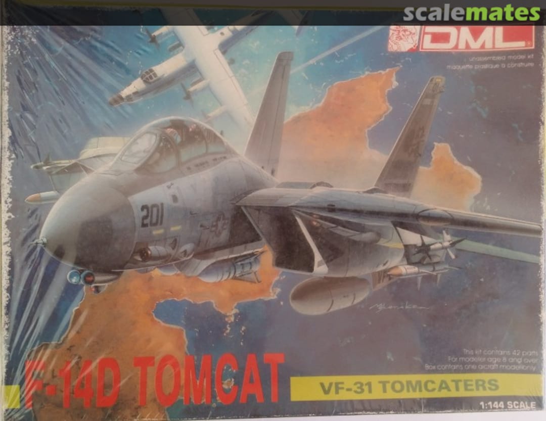 Boxart F-14D Tomcat VF-31 Tomcaters 4559 DML Boxart F-14D Tomcat VF-31 Tomcaters 4559 DML