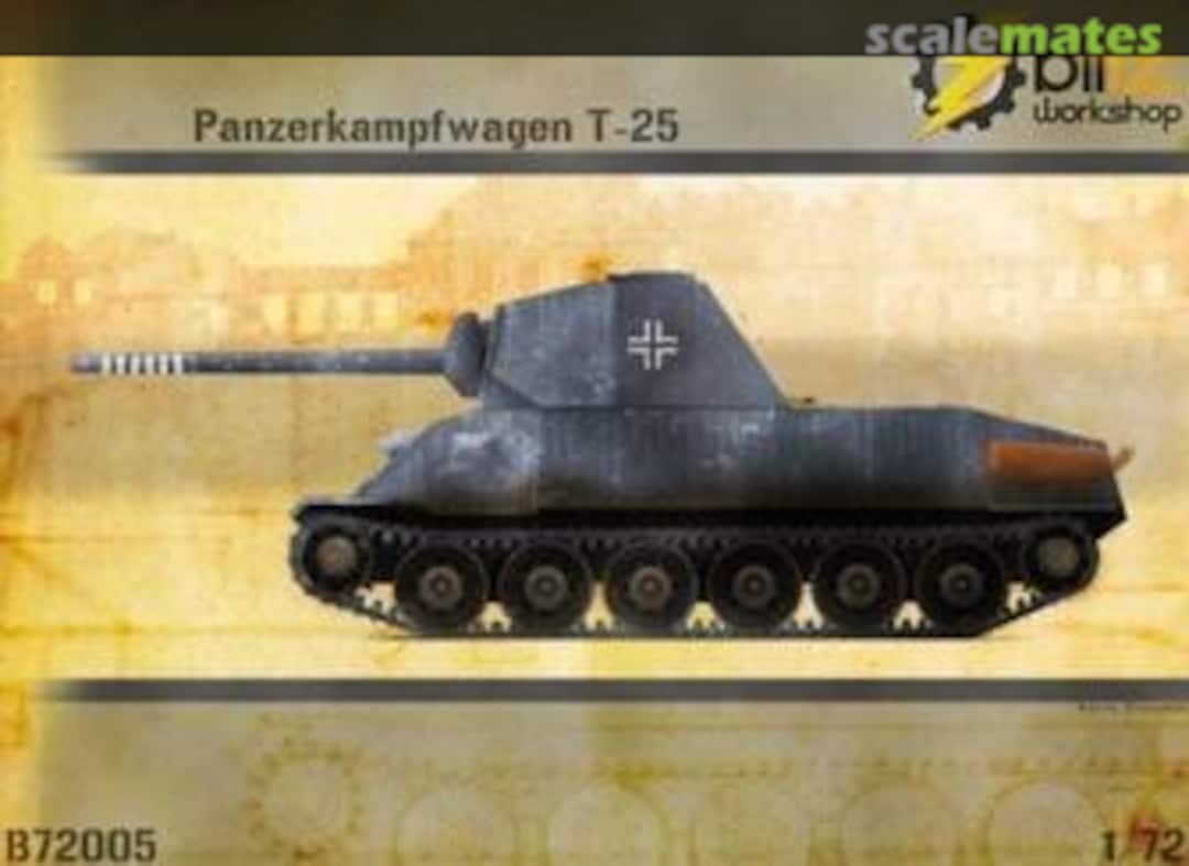 Boxart Panzerkampfwagen T-25 B72005 Blitz Workshop Boxart Panzerkampfwagen T-25 B72005 Blitz Workshop