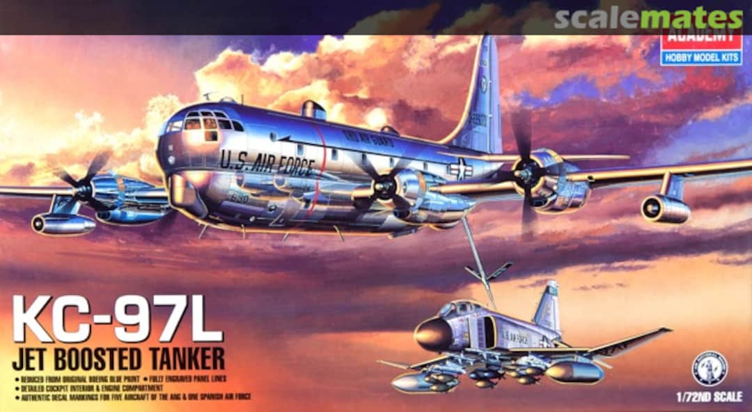 Boxart KC-97L Jet Boosted Tanker 1606 Academy Boxart KC-97L Jet Boosted Tanker 1606 Academy