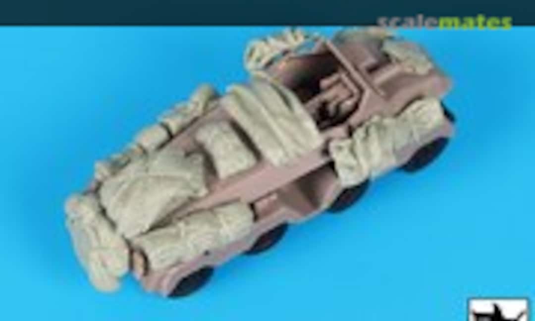 1:72 Sd.Kfz 233 Stummel accessories set - Roden - (Black Dog T72113) T72113