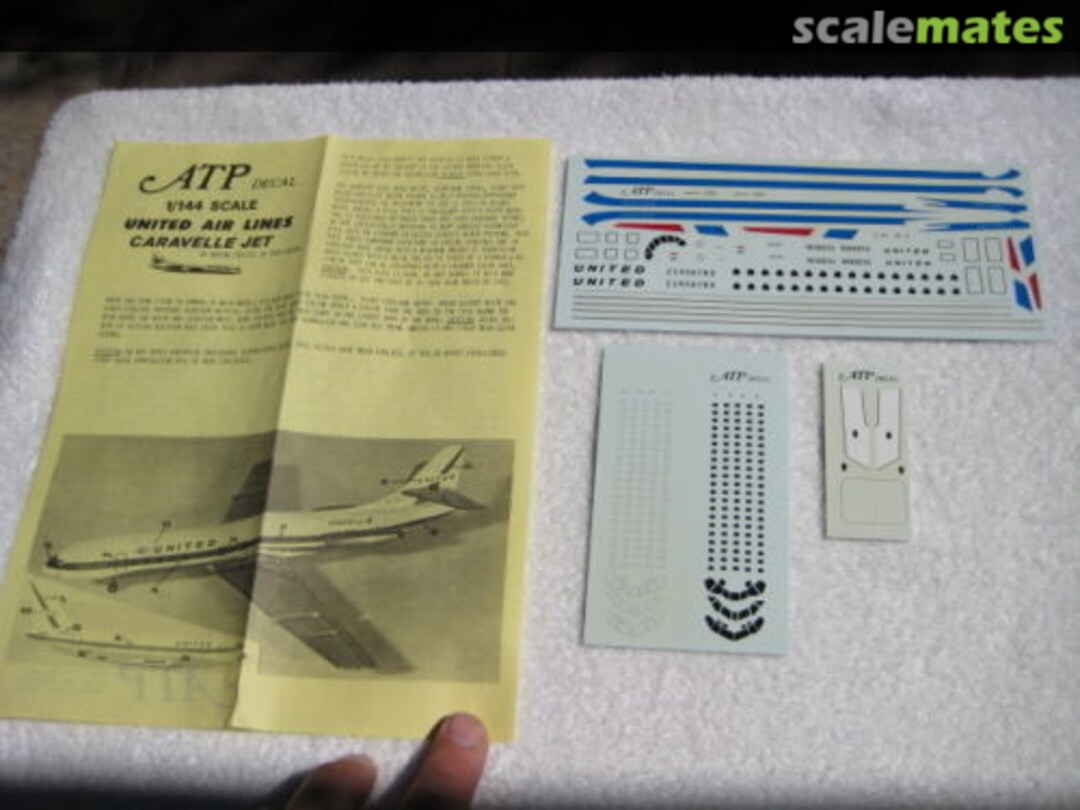 Boxart United Caravelle & 737-200 AD6467 ATP Airliners America Boxart United Caravelle & 737-200 AD6467 ATP Airliners America