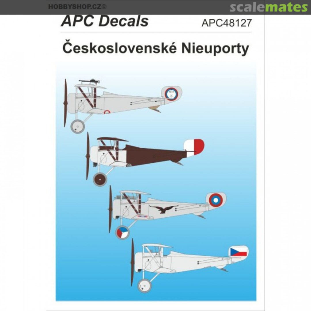 Boxart Československé Nieuporty APC48127 APC Decals Boxart Československé Nieuporty APC48127 APC Decals