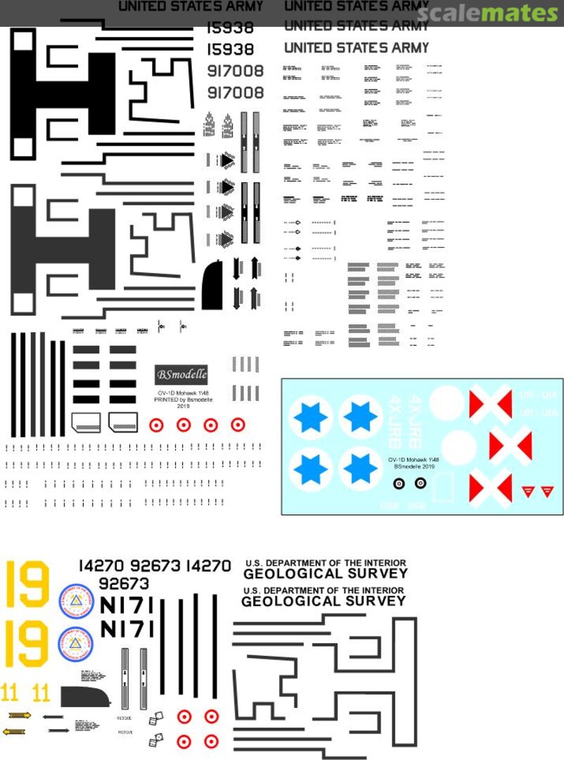 Boxart Grumman OV-1 Mohawk US Army BSM480470 BSmodelle Boxart Grumman OV-1 Mohawk US Army BSM480470 BSmodelle