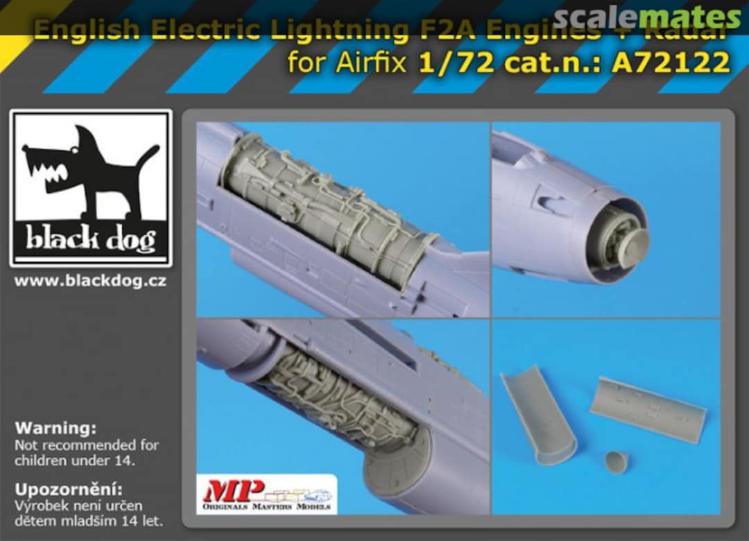 Boxart Lightning F.2A - Engines + Radar A72122 Black Dog Boxart Lightning F.2A - Engines + Radar A72122 Black Dog