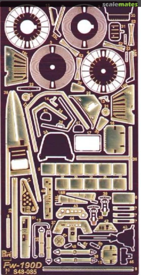 Boxart Focke Wulf Fw-190D S48-085 Part Boxart Focke Wulf Fw-190D S48-085 Part