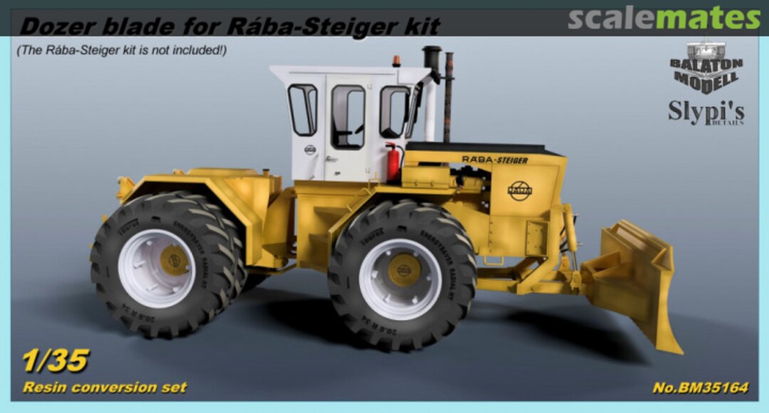 Boxart Dozer blade conversion set for Rába-Steiger BM35164 Balaton Modell Boxart Dozer blade conversion set for Rába-Steiger BM35164 Balaton Modell