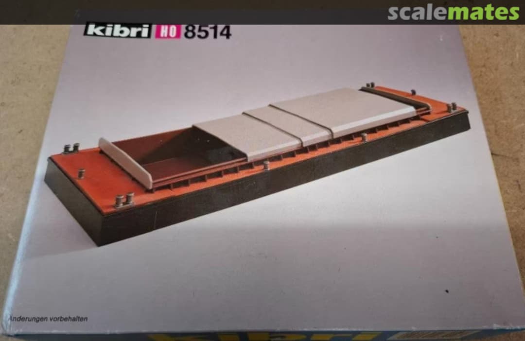 Boxart Barge with sliding covers 8514 Kibri Boxart Barge with sliding covers 8514 Kibri