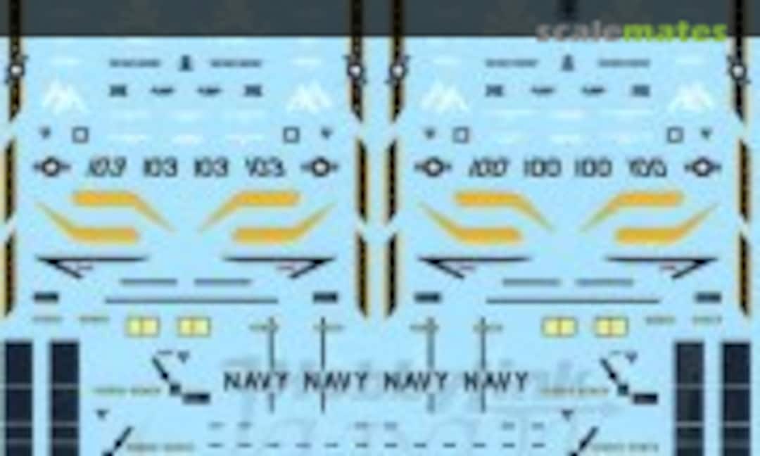 1:144 F-14B Tomcat Jolly Rogers Final Cruise Decal (MYK Design 06180) 06180