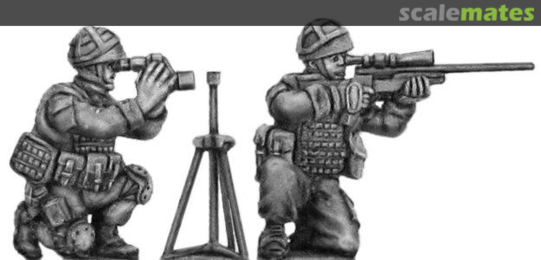 Boxart British sniper team, helmet Eureka Miniatures Boxart British sniper team, helmet Eureka Miniatures