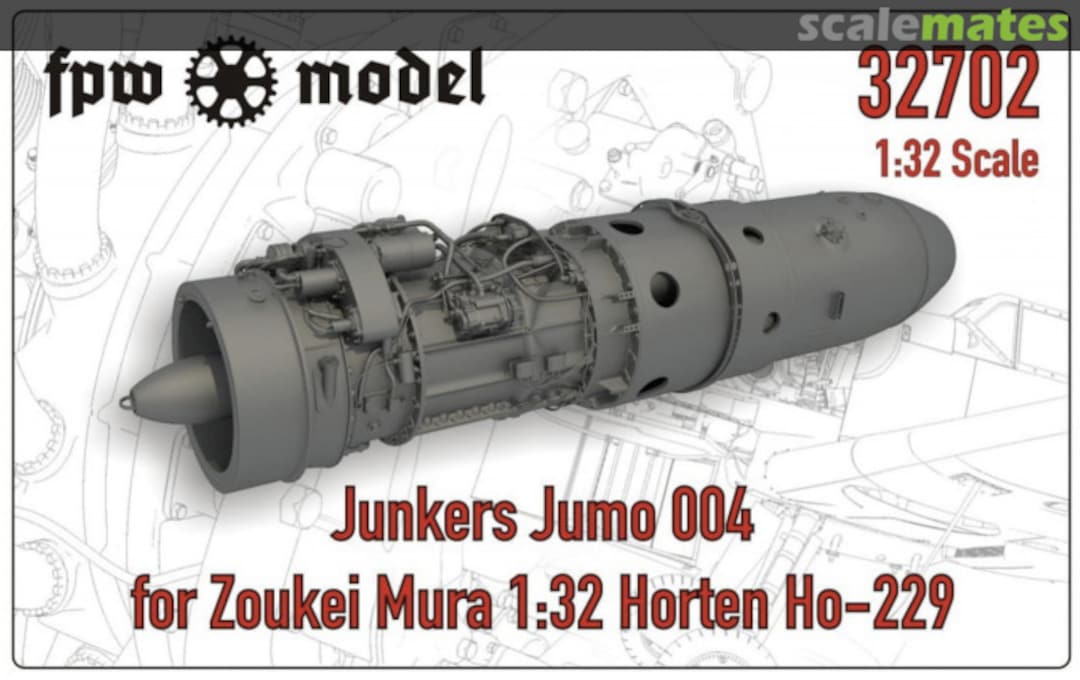 Boxart Junkers Jumo 004 32702 FPW Model Boxart Junkers Jumo 004 32702 FPW Model