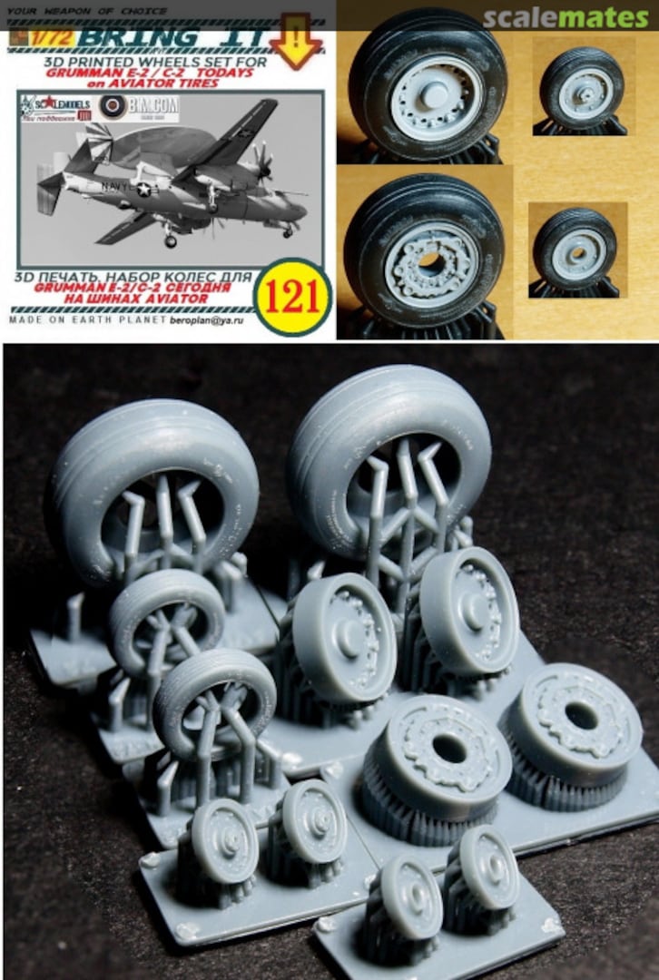 Boxart Grumman E-2/C-2 (todays) wheels set 121 MLH/Bring It!