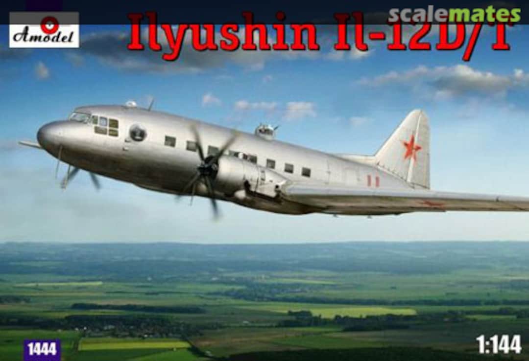 Boxart Ilyushin IL-12D/T 1444 Amodel Boxart Ilyushin IL-12D/T 1444 Amodel
