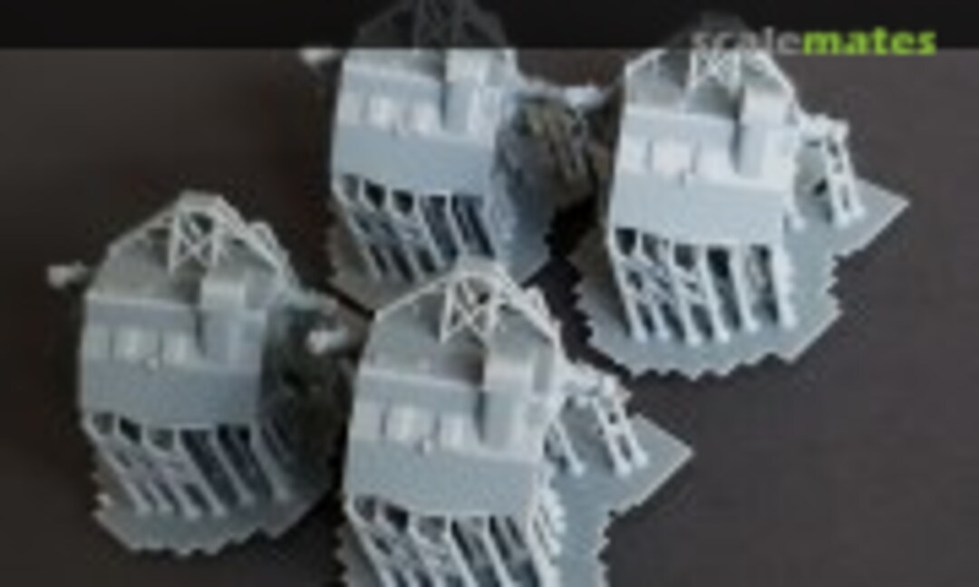 1:192 Mk.37 Fire Control Directors, Cold War (Model Monkey 192-Mk 37 Cold War-4) 192-Mk 37 Cold War-4